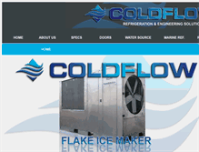 Tablet Screenshot of coldflow.com